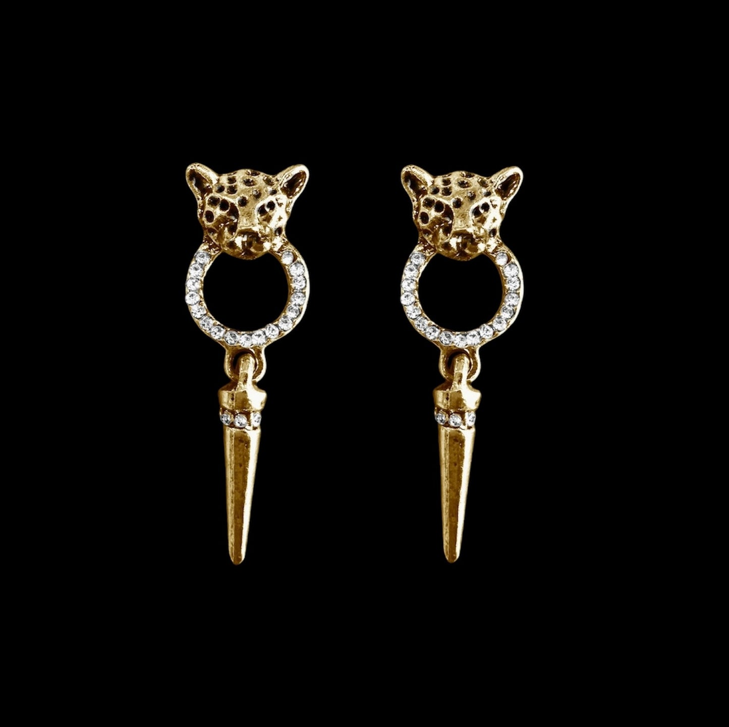 Leopard Spike Earrings