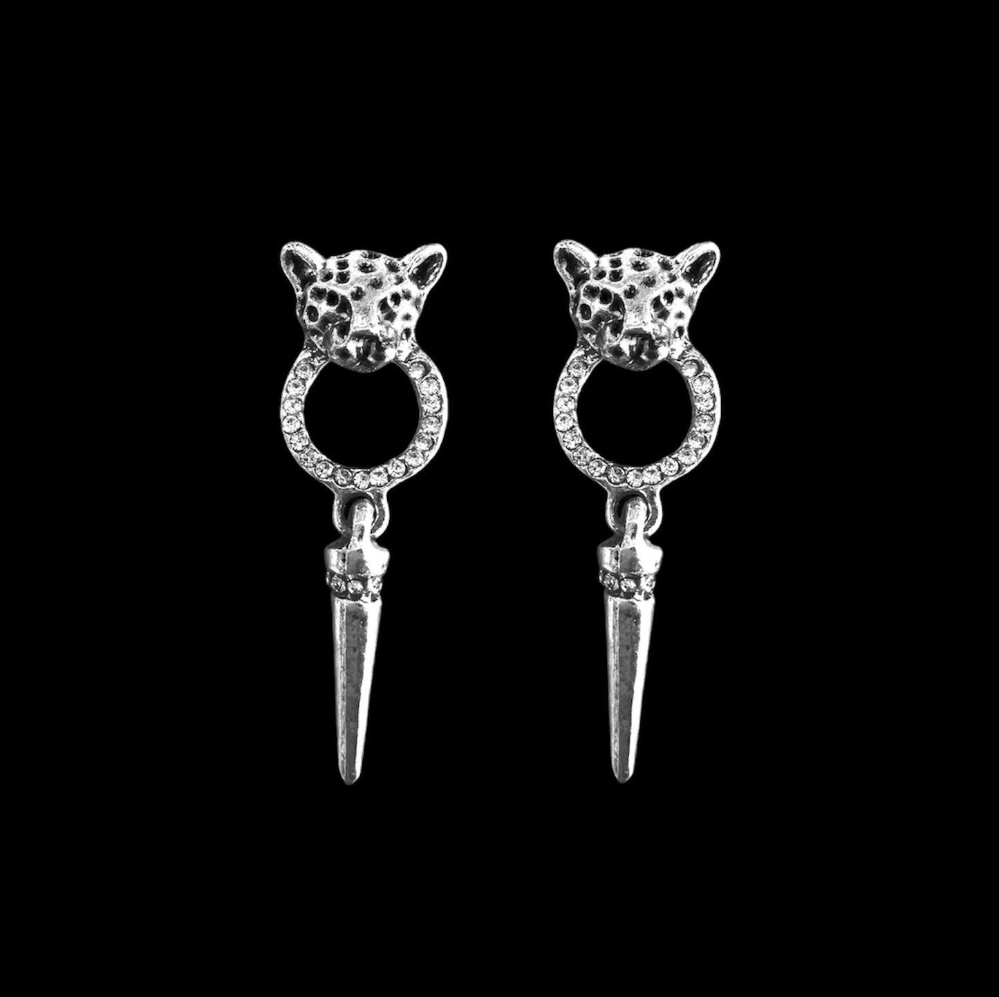 Leopard Spike Earrings