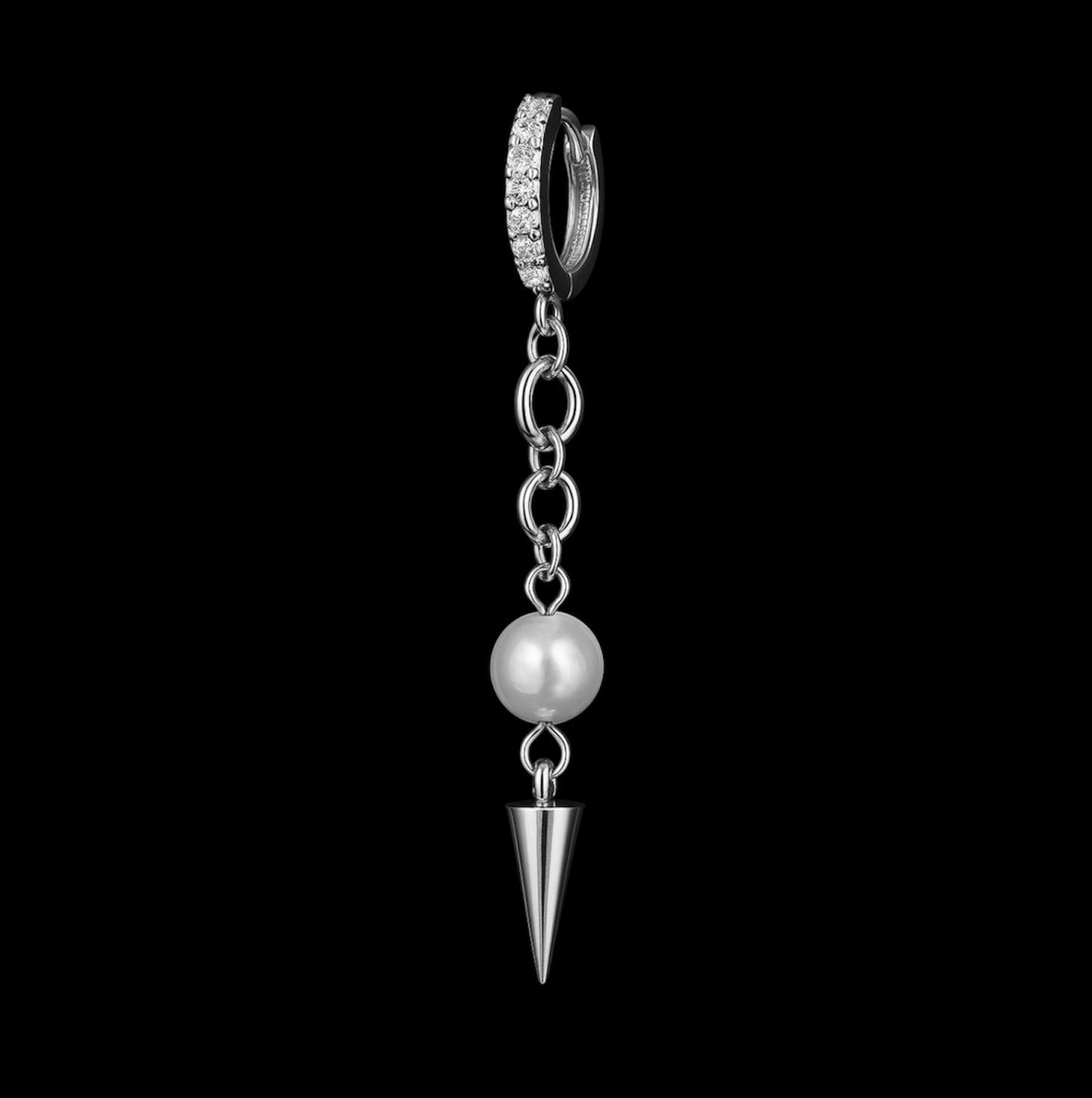 Pearl Spike Earrings (Pair)