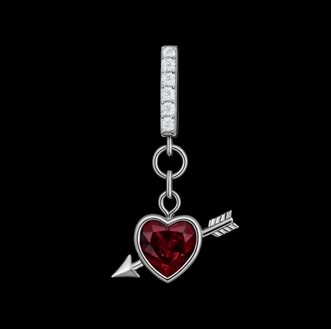 Amor Heart Earrings (Pair)