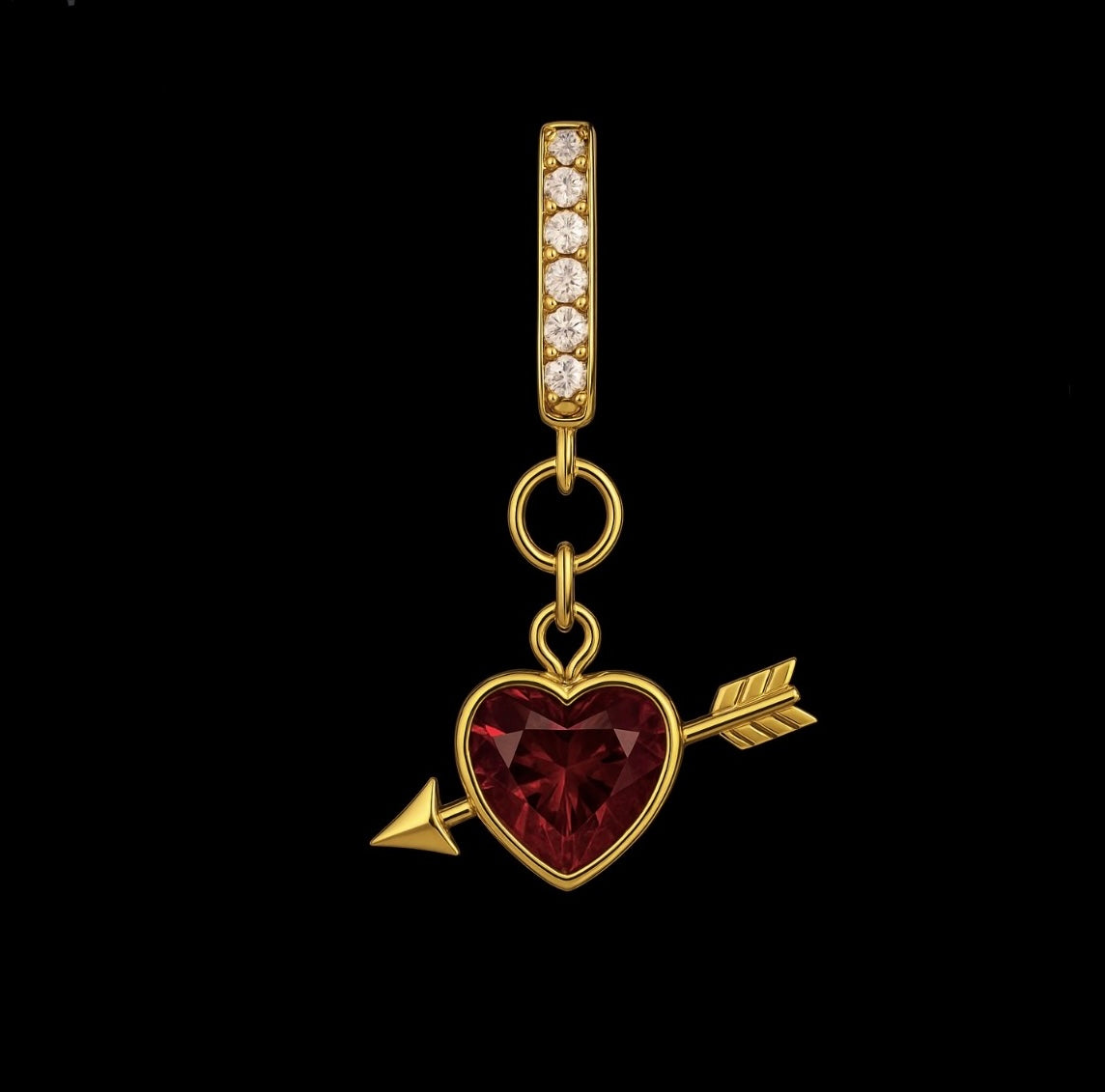 Amor Heart Earrings (Pair)