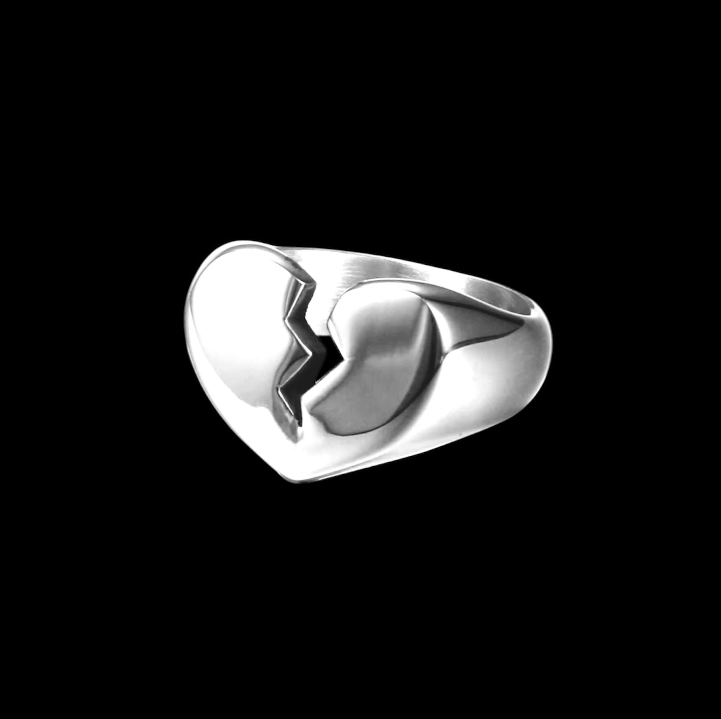 Ripped Heart Ring