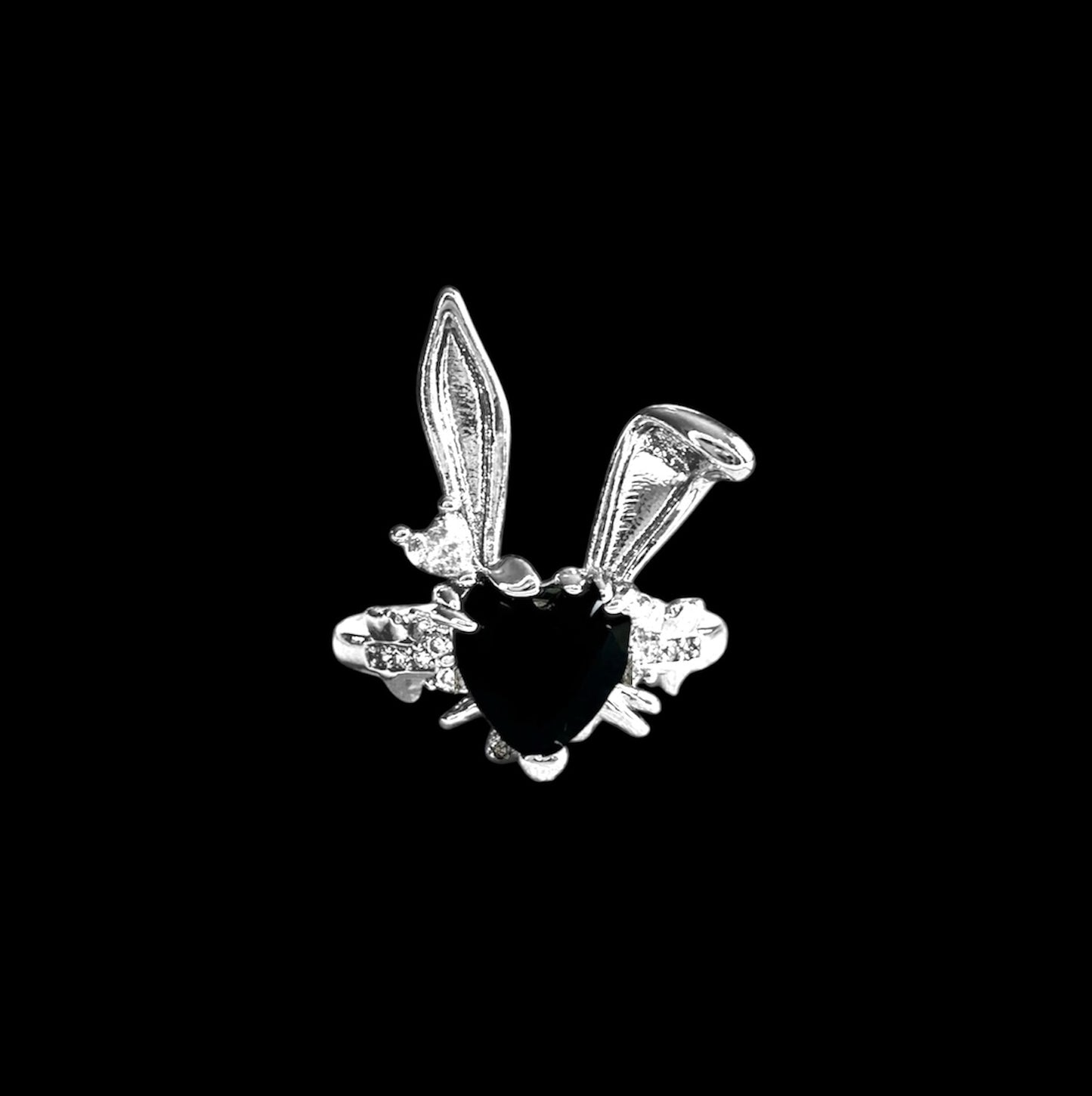 Midnight Bunny Ring