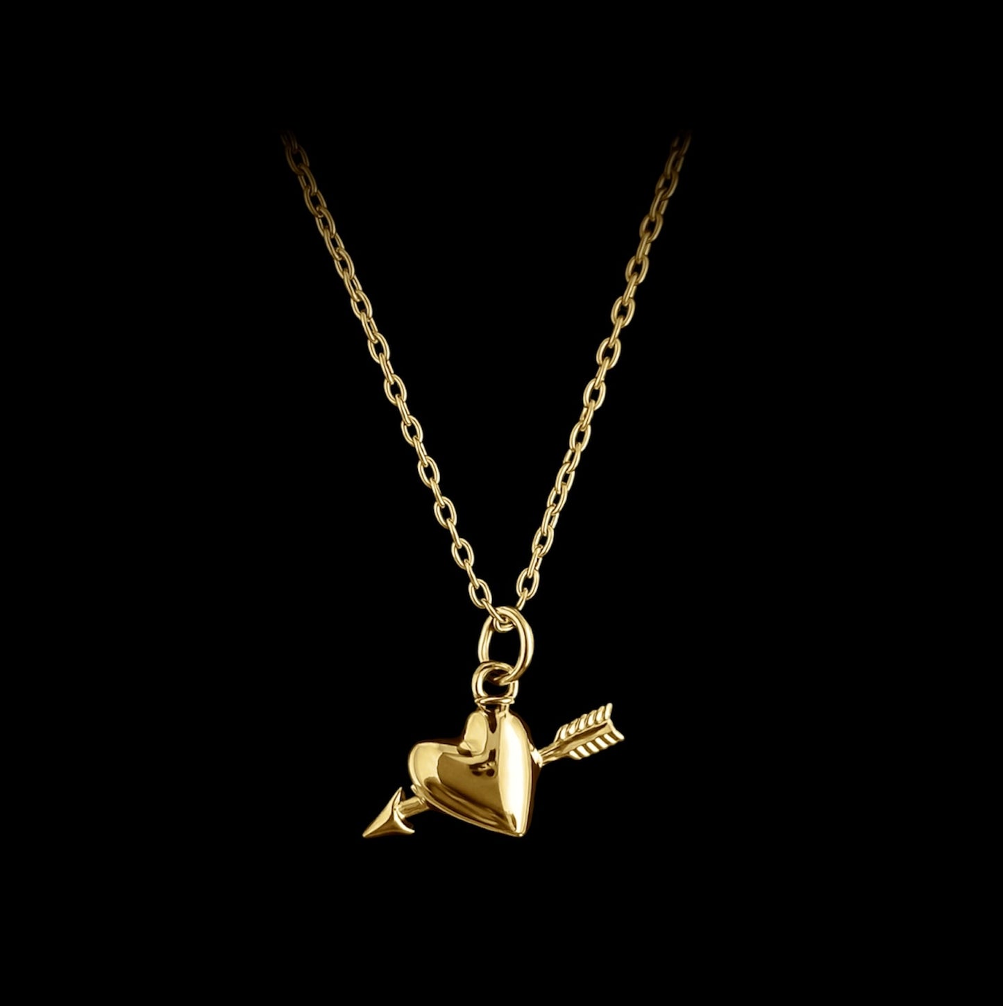 Arrow Heart Necklace