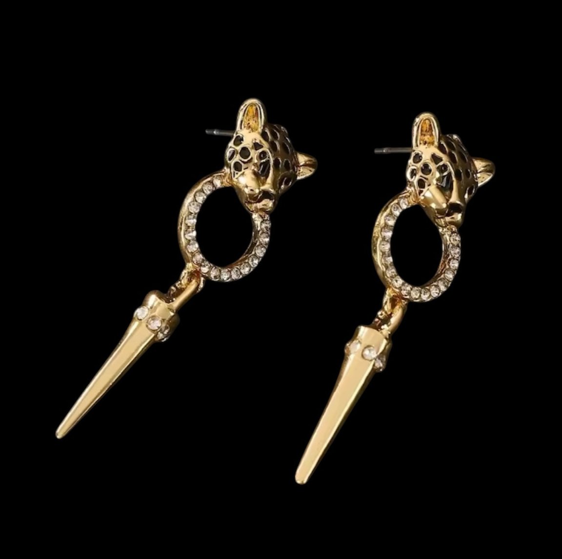 Leopard Spike Earrings