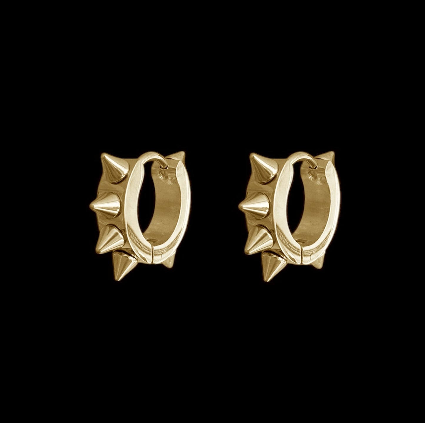 Spiked Elegance Hoops