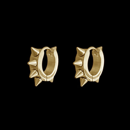 Spiked Elegance Hoops
