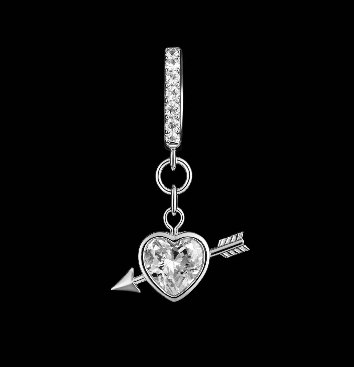 Amor Heart Earrings (Pair)