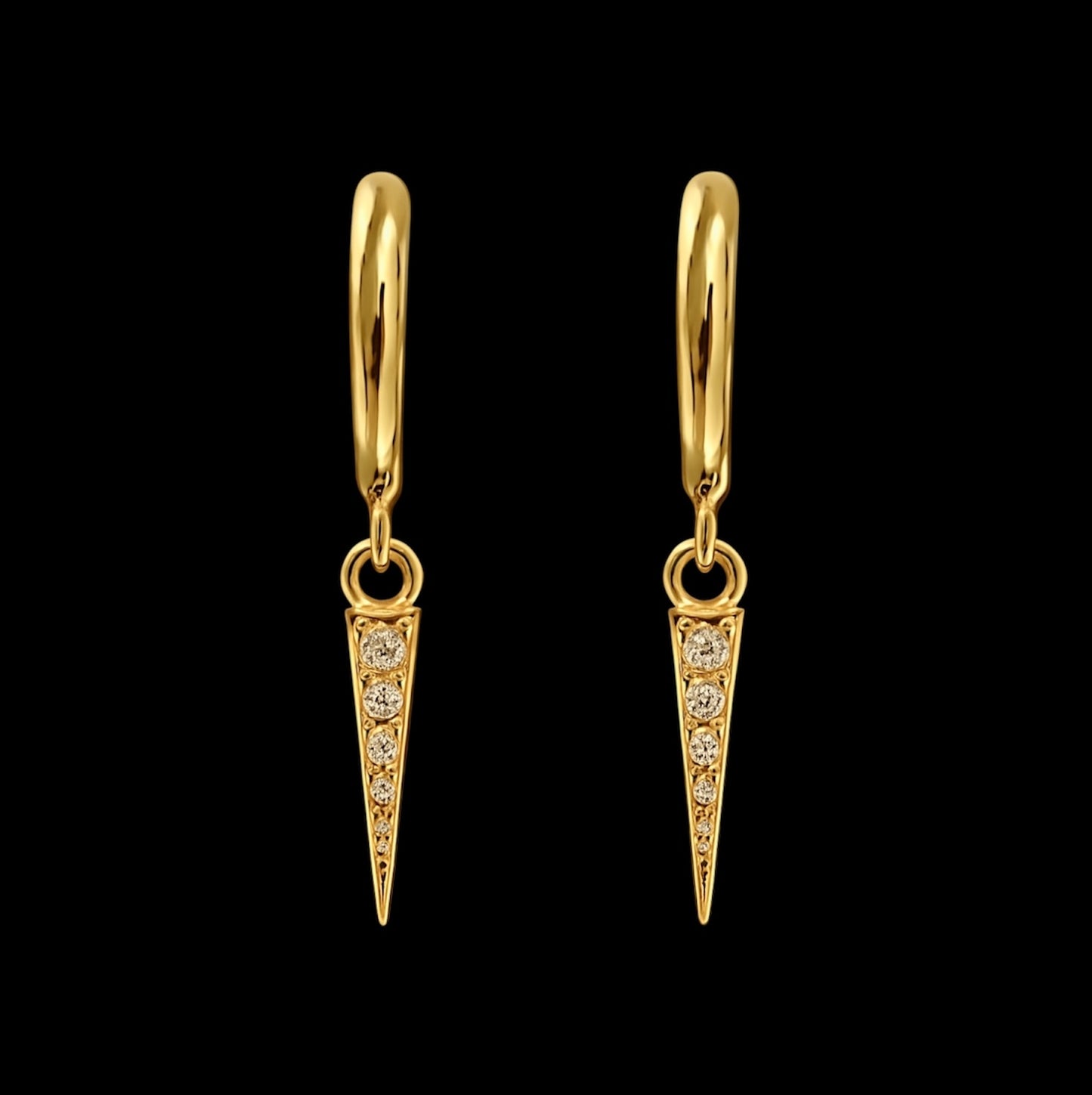 Spike Daimond Earrings