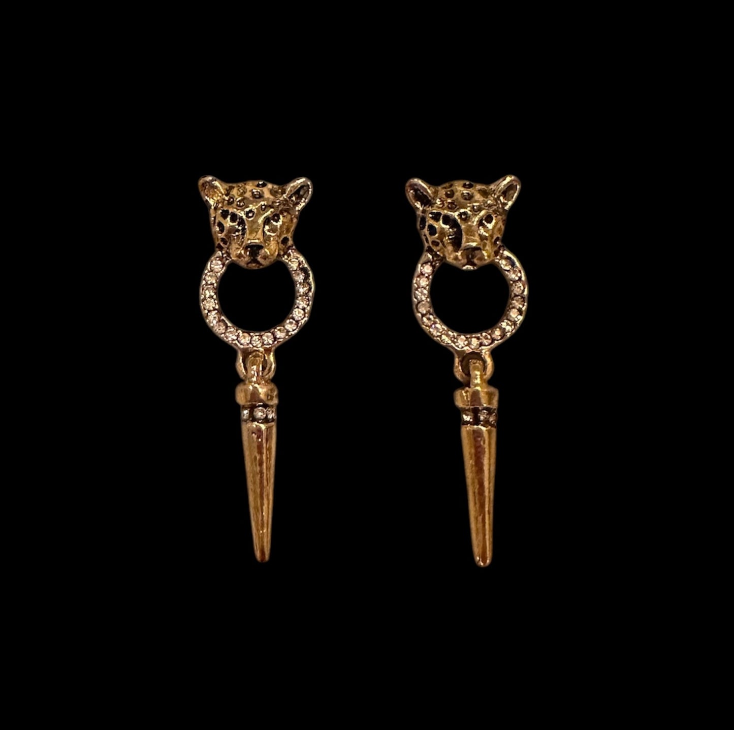 Leopard Spike Earrings