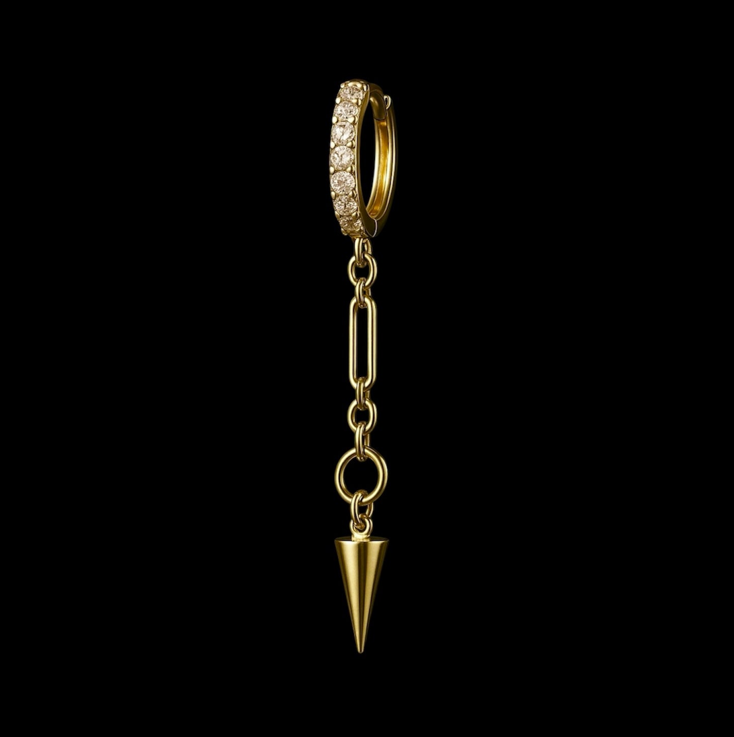 Bold Spike Earrings (Pair)