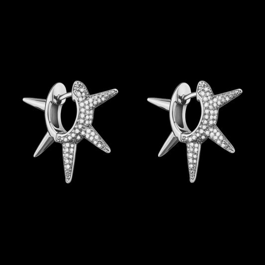 Sparkling Spike Earrings