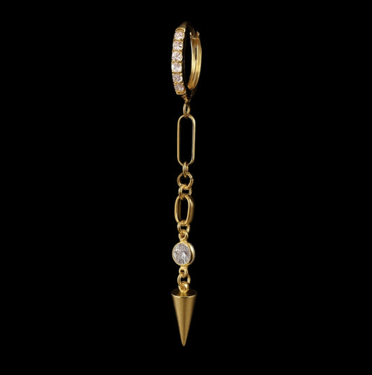Diamond Spike Earrings (Pair)