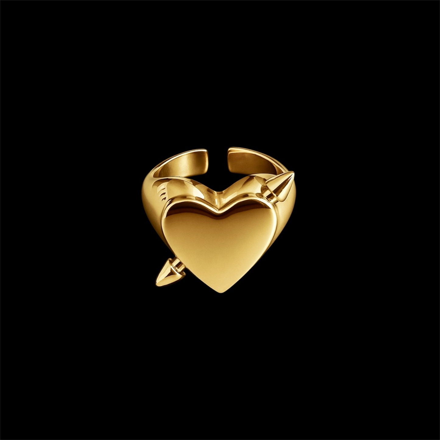 Spear Heart Ring