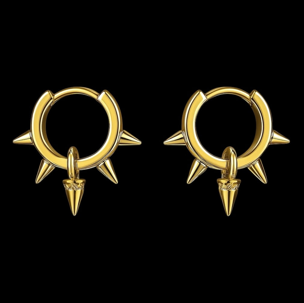 Spiked Halo Earrings