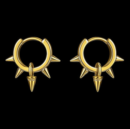 Spiked Halo Earrings