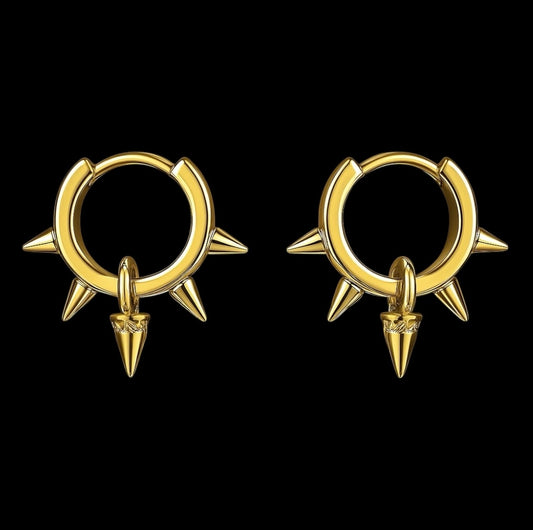 Spiked Halo Earrings