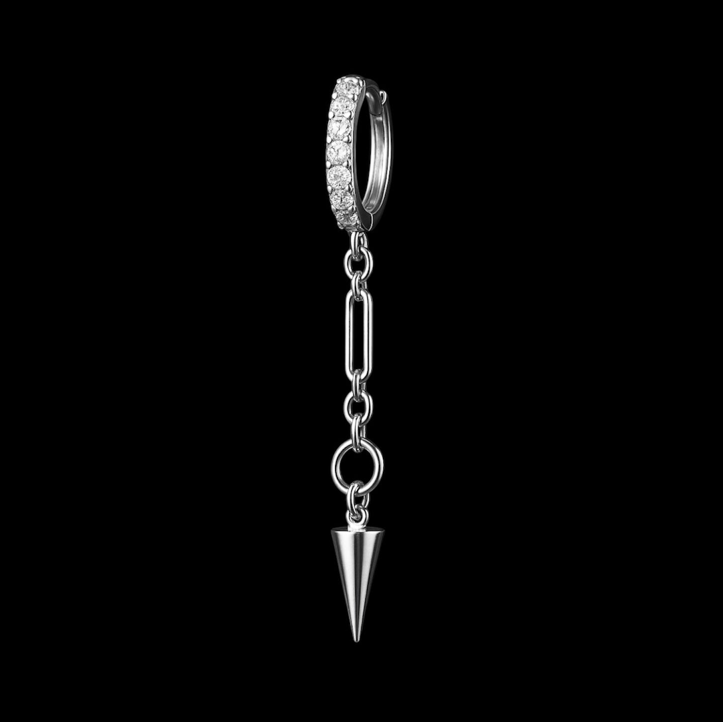Bold Spike Earrings (Pair)