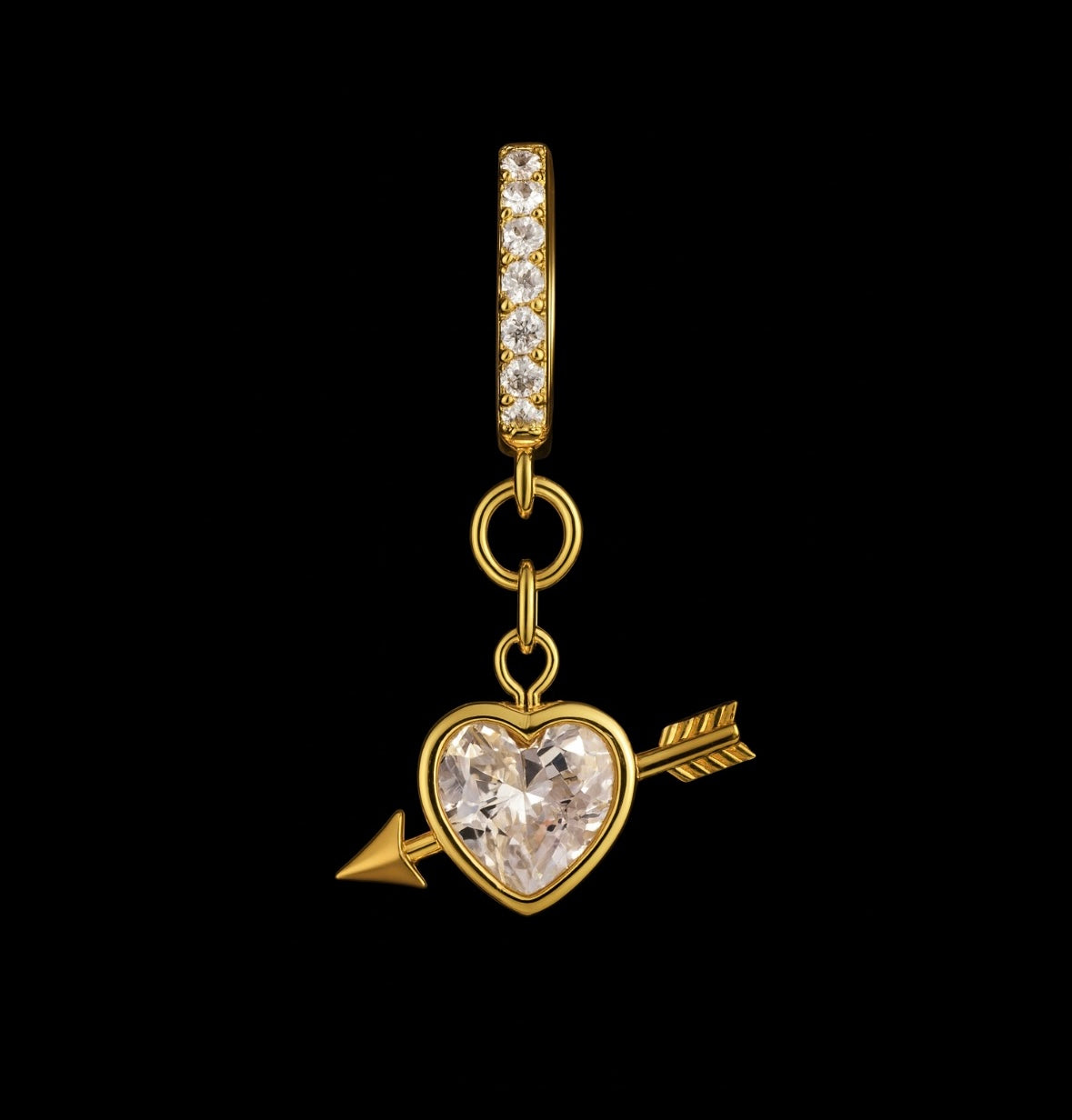 Amor Heart Earrings (Pair)