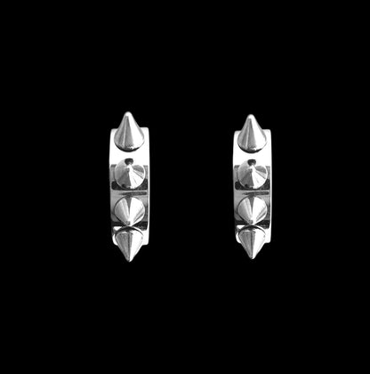 Spiked Elegance Hoops