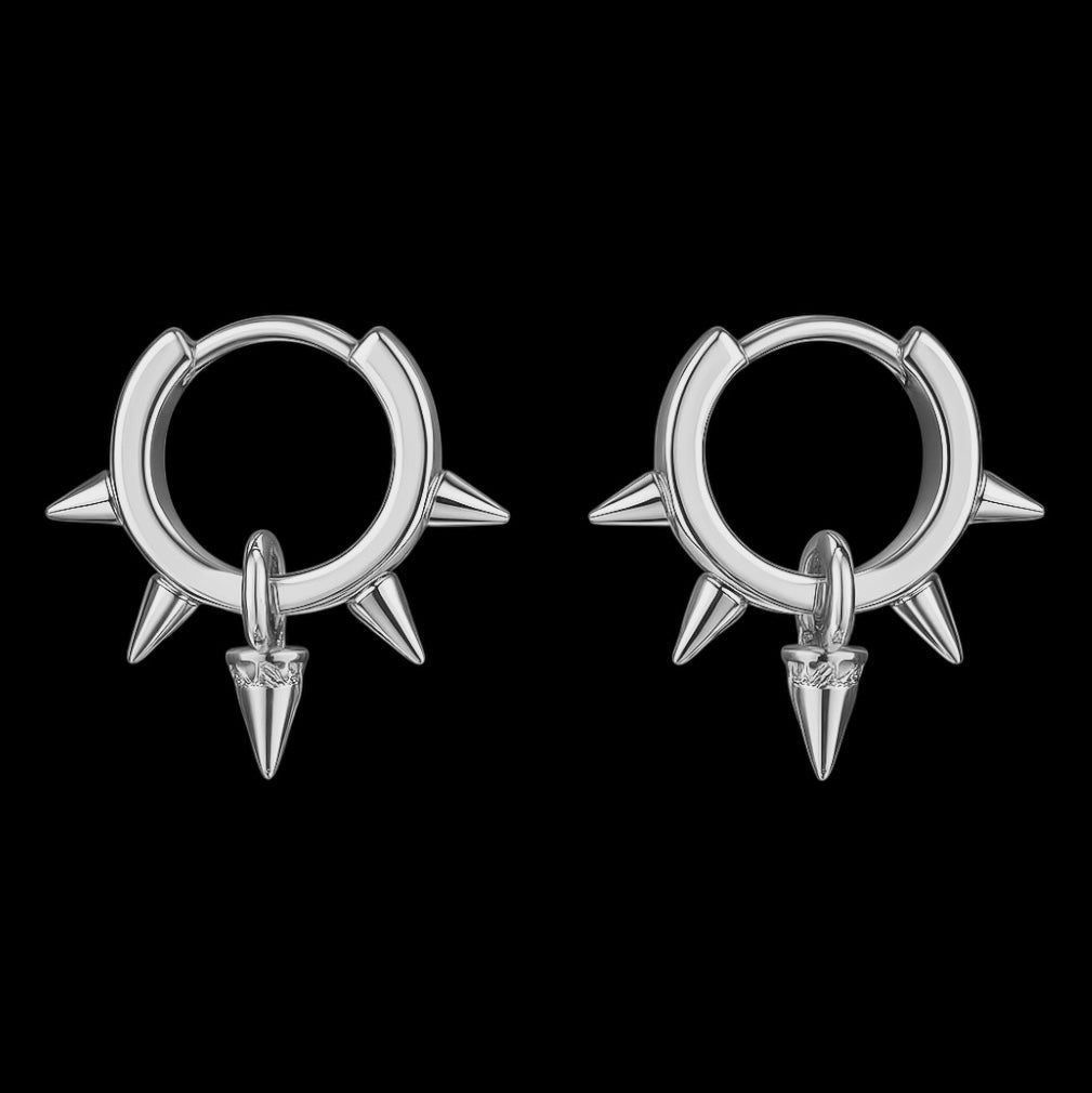 Spiked Halo Earrings