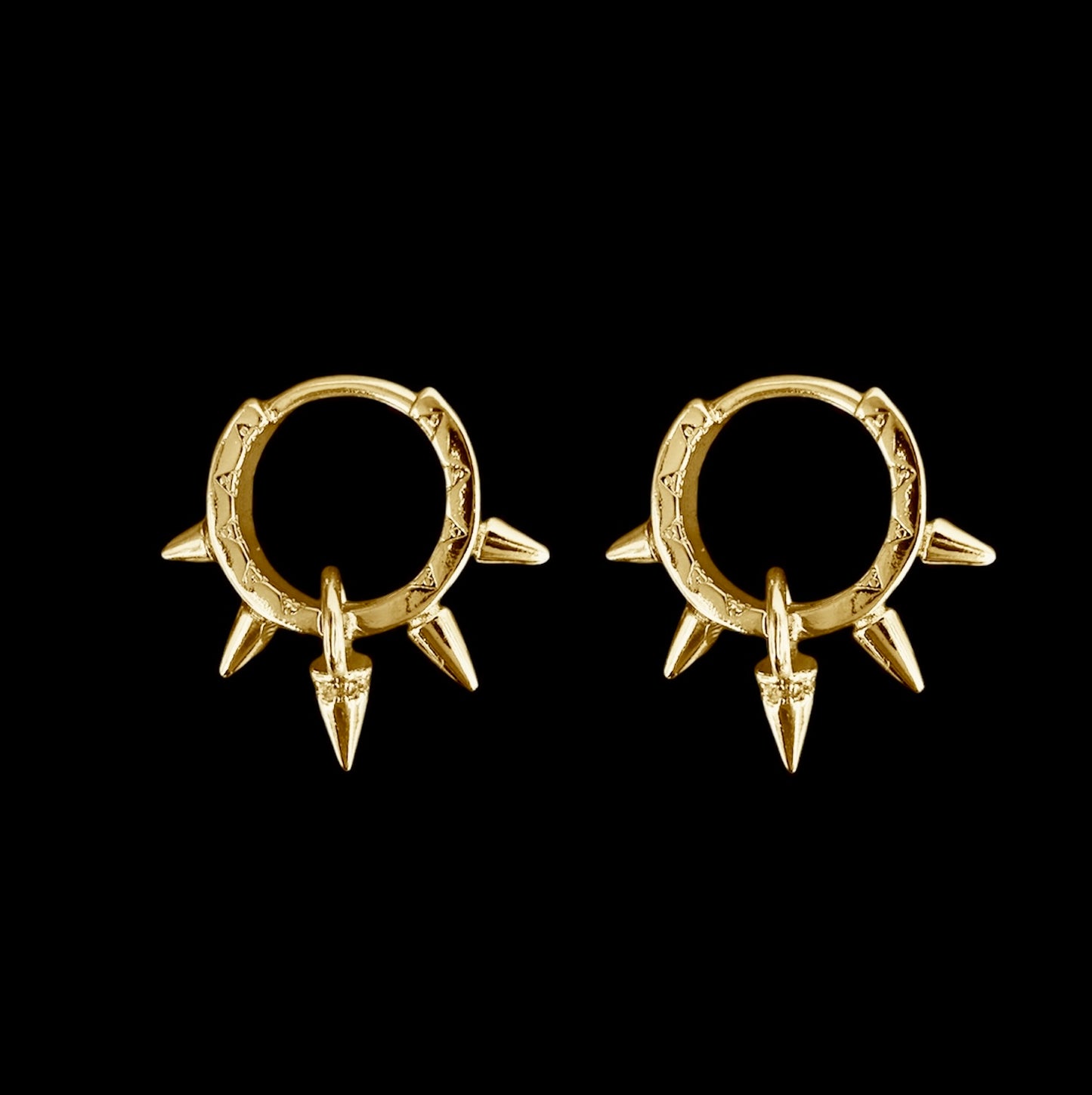 Spiked Halo Earrings