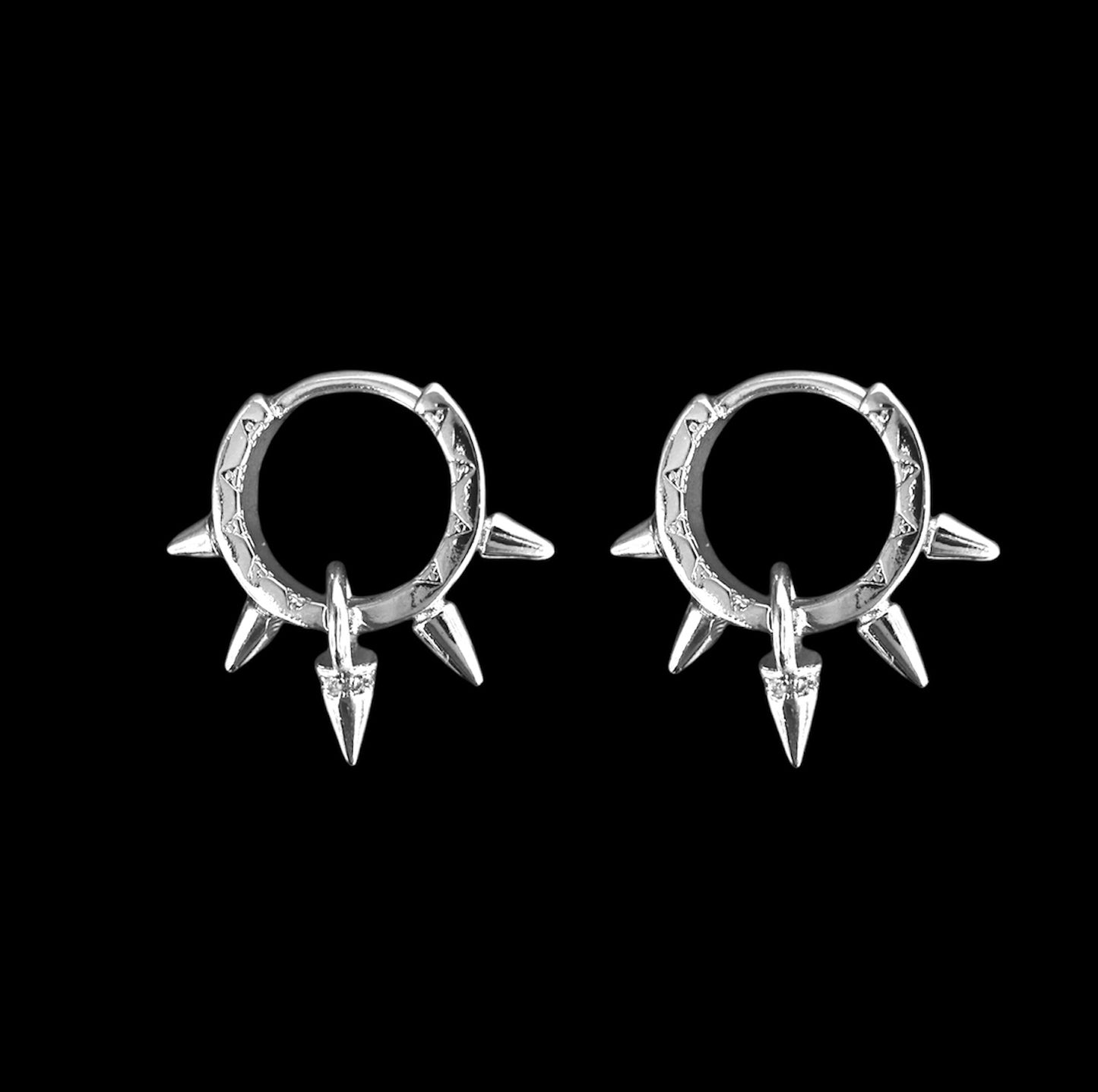 Spiked Halo Earrings