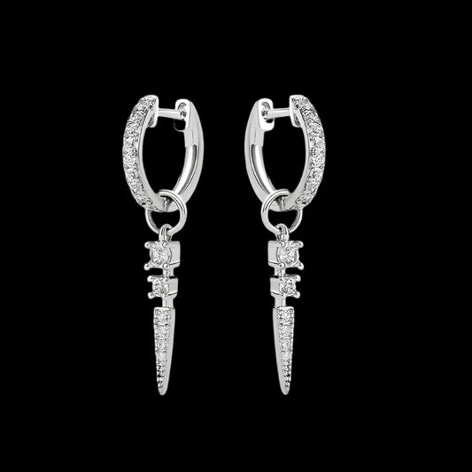 Crystal Spire Earrings